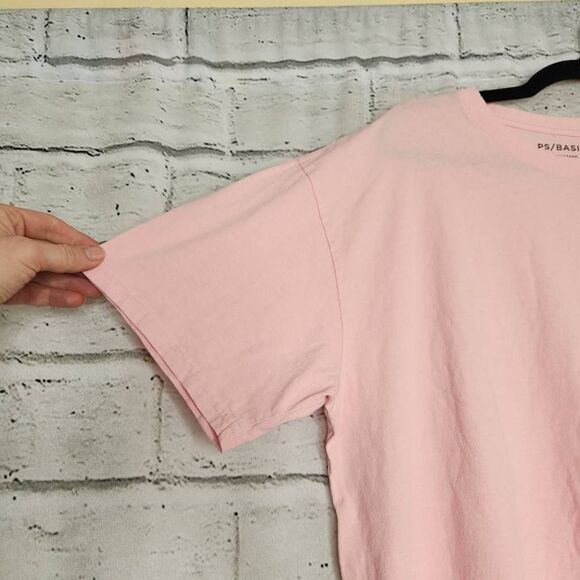 Pacsun PS Basics Cotton Short Sleeve Classic Plain T Shirt Pink Size Medium - Picture 5 of 12